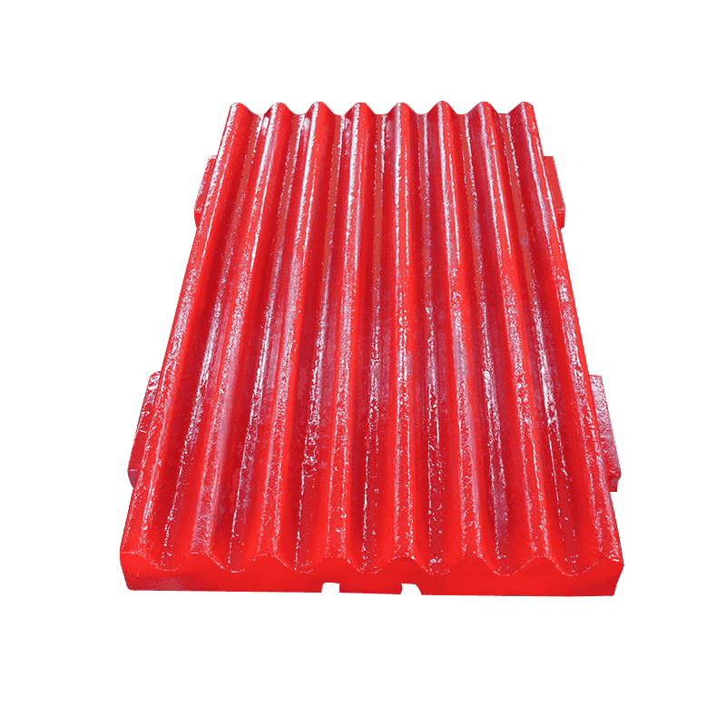 Pofadaráló magas mangán acél fix pofalemez